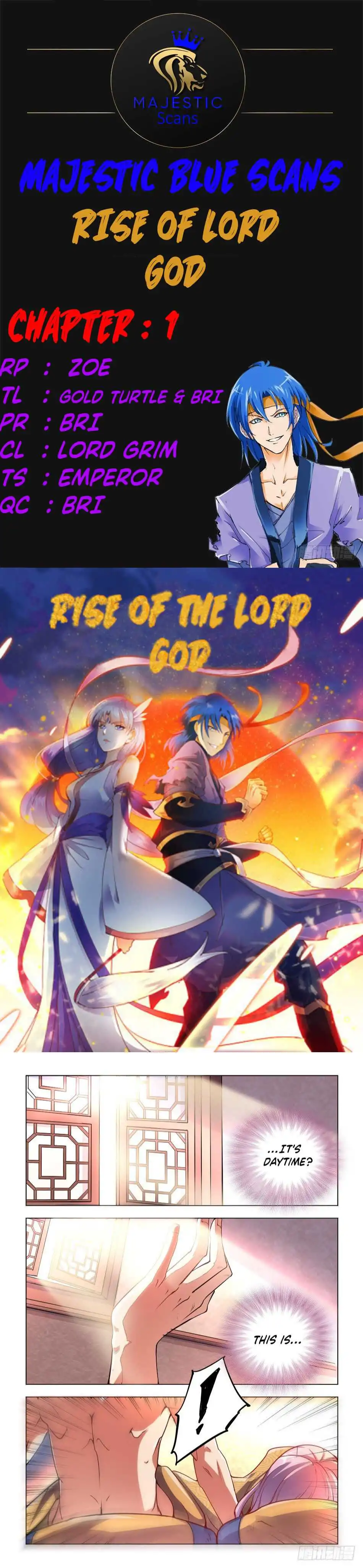 Rise of The Lord God Chapter 1 1